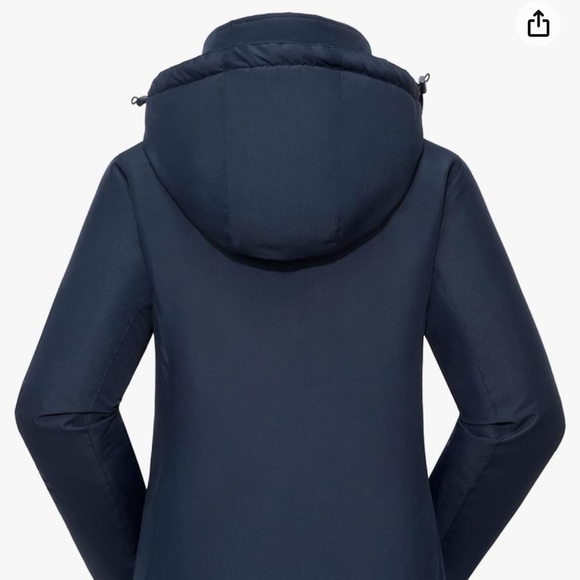 GOLDEN CAMEL Women's Ski Jacket Hooded Mountain Winter Coats All Round - Picture 4 of 8